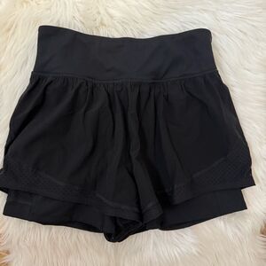 [SPANX] Black High Waist Athletic Shorts - Size Small